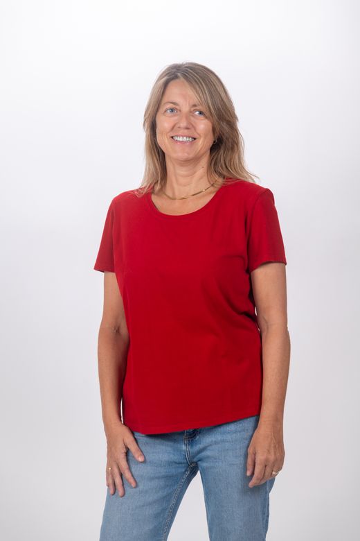 Camiseta básica Formentera - C002 ROJO