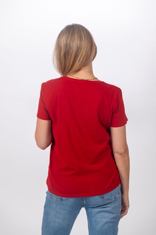 Camiseta básica Formentera - C002 ROJO