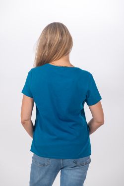 Camiseta básica Formentera - C002 TURQUESA