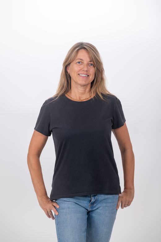 Camiseta básica Formentera - C002 USED BLACK