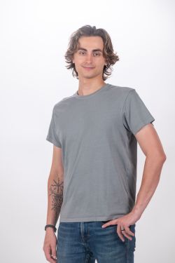 Camiseta Básica manga corta Barcelona C001 CEMENTO Lavado Vintage