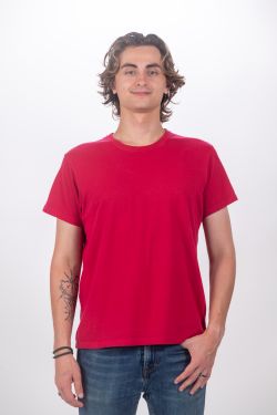 Camiseta Básica manga corta Barcelona C001 FRESA Lavado Vintage
