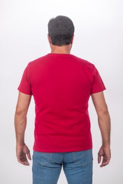 Camiseta Básica manga corta Barcelona C001 FRESA Lavado Vintage