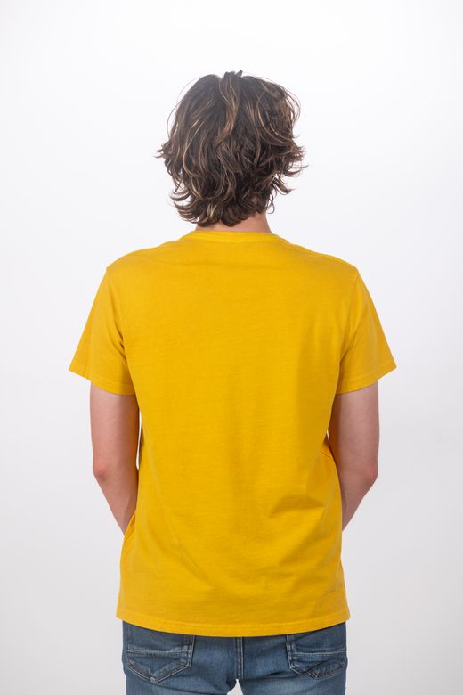 Camiseta Básica manga corta Barcelona C001-MOSTAZA
