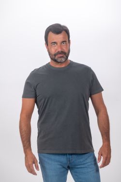Camiseta Básica manga corta Barcelona C001-PLOMO
