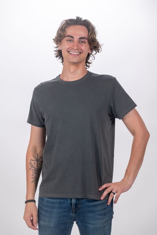Camiseta Básica manga corta Barcelona C001-PLOMO