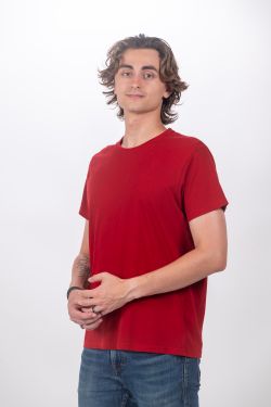 Camiseta Básica manga corta Barcelona C001-ROJO
