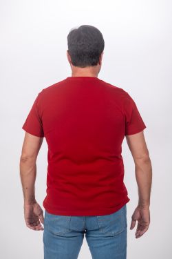 Camiseta Básica manga corta Barcelona C001-ROJO
