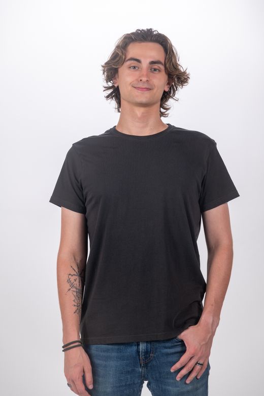 Camiseta Básica manga corta Barcelona C001-USED BLACK