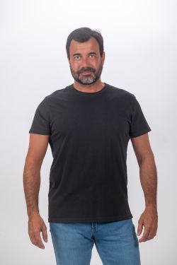 Camiseta Básica manga corta Barcelona C001-USED BLACK