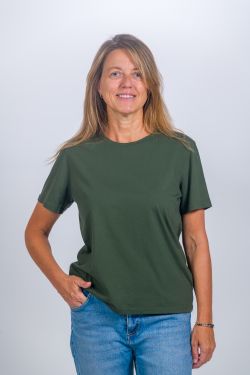 Camiseta básica de mujer en manga corta BILBAO - C009