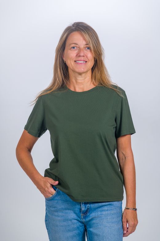 Camiseta básica de mujer en manga corta BILBAO - C009