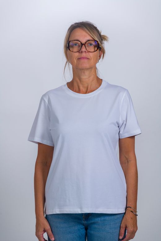 Camiseta básica de mujer en manga corta BILBAO - C009