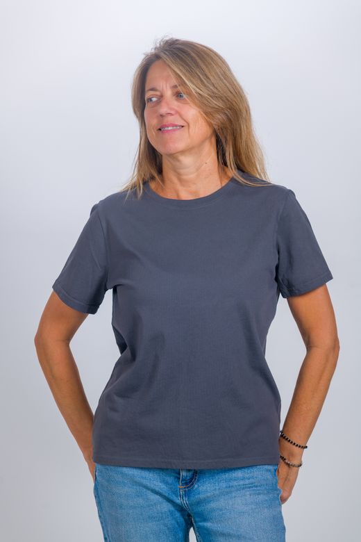 Camiseta básica de mujer en manga corta BILBAO - C009