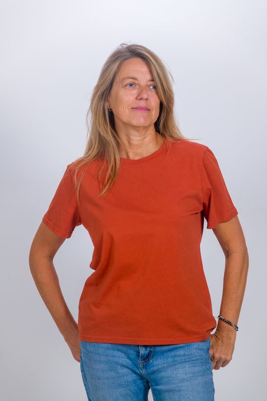 Camiseta básica de mujer en manga corta BILBAO - C009