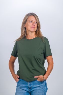 Camiseta básica de mujer en manga corta BILBAO - C009