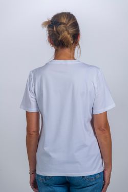 Camiseta básica de mujer en manga corta BILBAO - C009
