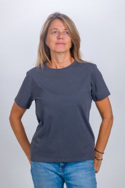 Camiseta básica de mujer en manga corta BILBAO - C009