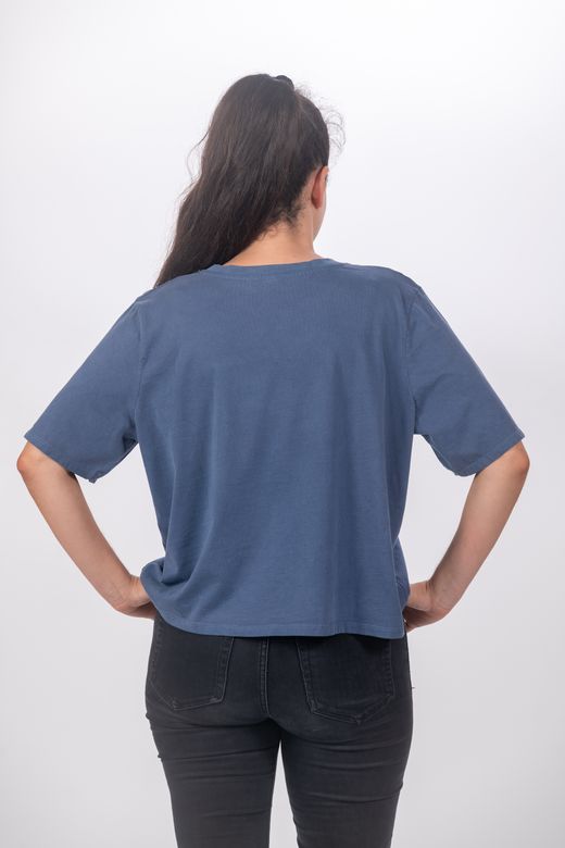 Camiseta oversize Mykonos  C005 - DENIM