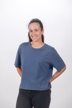 Camiseta oversize Mykonos  C005 - DENIM