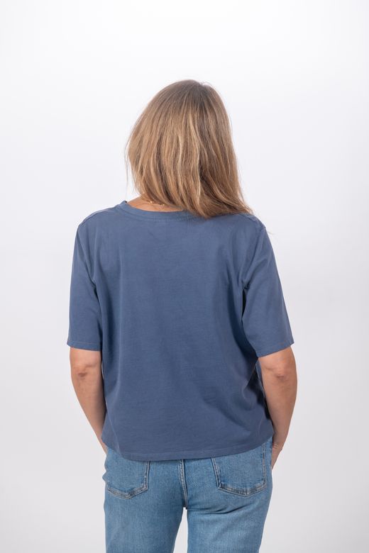 Camiseta oversize Mykonos  C005 - DENIM