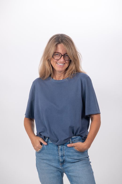Camiseta oversize Mykonos  C005 - DENIM