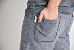 Pantalón largo baggy WG10-DENIM
