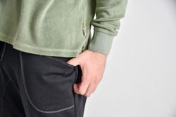 Pantalón largo baggy WG11-NEGRO/CONTRASTE