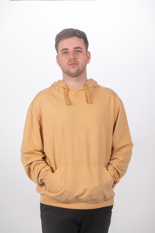 Sudadera hoddie Unisex Biarritz C003-MOSTAZA