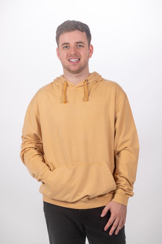 Sudadera hoddie Unisex Biarritz C003-MOSTAZA