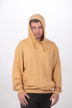 Sudadera hoddie Unisex Biarritz C003-MOSTAZA
