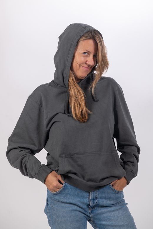 Sudadera hoddie Unisex Biarritz C003-USED BLACK